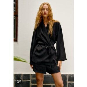 NA-KD  Blazers Belted Blazers Lyocell Blend Belted Blazer Size 34